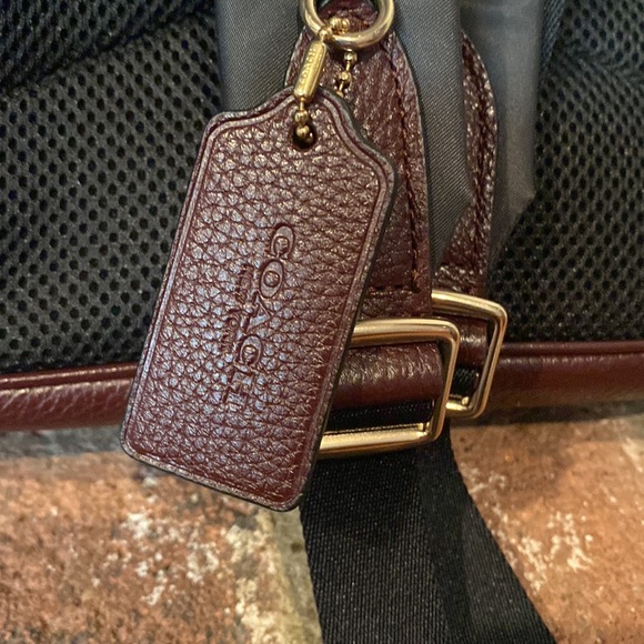 COACH LRG Court Backpack in Cranberry - Picture 6 of 8